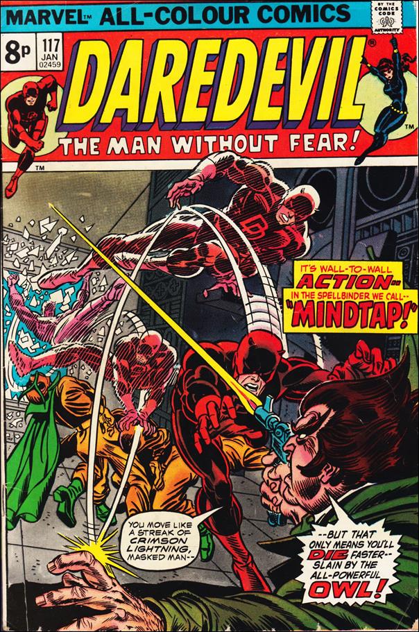 Daredevil (1964) issue 117-B UK Price Cover