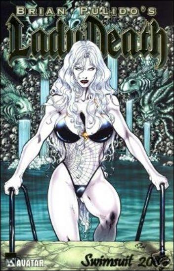 Lady Death: Swimsuit Special issue 2005-V Gold Foil Cover