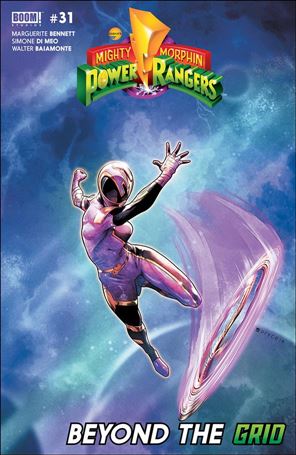 Mighty Morphin Power Rangers issue 31-E Jamal Campbell Second Printing Cover