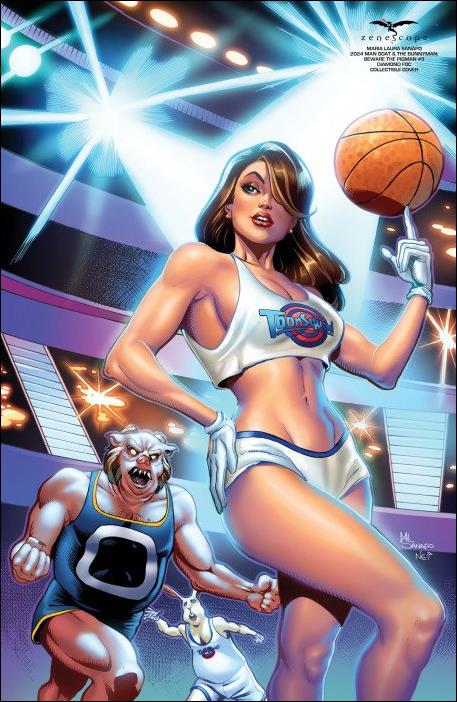 Man Goat & the Bunnyman: Beware the Pigman issue 3-D Maria Laura Sanapo 1:20 Cover