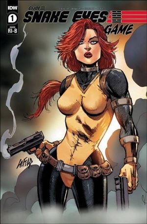Snake Eyes: Deadgame issue 1-D Rob Liefeld 1:25 Scarlett Cover