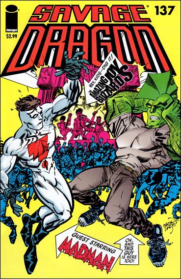 Savage Dragon (1993) issue 137 Madman and Amazing Joy Buzzards Cover