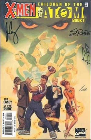 X-Men: Children of the Atom (1999) issue 1-B DF (Signed by Casey, Rude & Pepoy) 1/1500