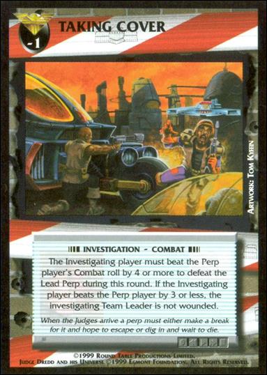 Dredd: The Card Game card 124 Taking Cover