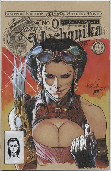 Lady Mechanika issue 0-L Limited Edition Sketch Cover 1/200