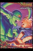 1997 Fleer Ultra Spider-Man (Base Set Red) card 70 J. Jonah Jameson Vs. Scorpion
