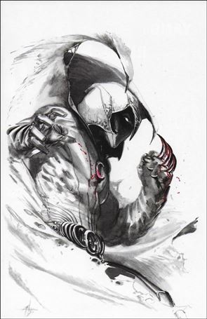 Moon Knight (2021) issue 1-Q Dell'Otto Frankies Comics Bloody Virgin Cover