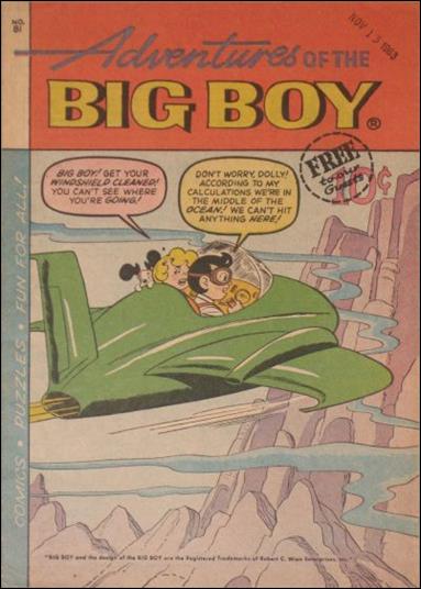 Adventures of the Big Boy issue 81-B West Coast Cover