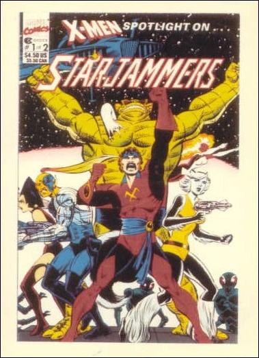 Marvel 1st Covers Series II (Base Set) card 77 X-Men Spotlight On... Starjammers
