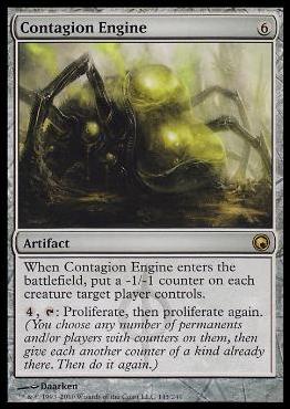 Magic the Gathering: Scars of Mirrodin (Base Set) card 145 Contagion Engine