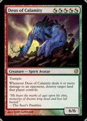 Magic the Gathering: Duel Decks: Heroes vs. Monsters (Base Set) card 54 Deus of Calamity
