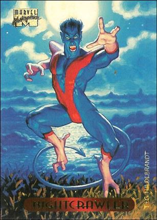 1994 Marvel Masterpieces (Base Set) card 84 Nightcrawler