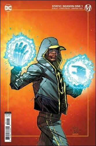 Static: Season One issue 1-D Denys Cowan 1:25 Cardstock Cover