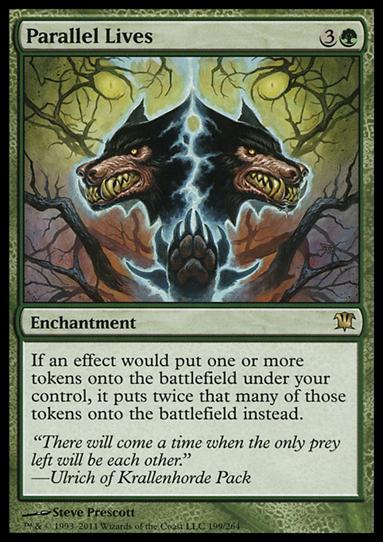 Magic the Gathering: Innistrad (Base Set) card 199 Parallel Lives