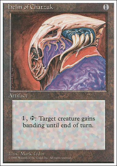Magic the Gathering: 4th Edition (Base Set) card 324 Helm of Chatzuk