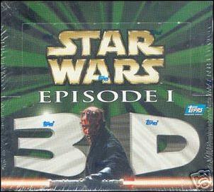 Star Wars: Episode I Widevision 3Di card 1 Sealed Box