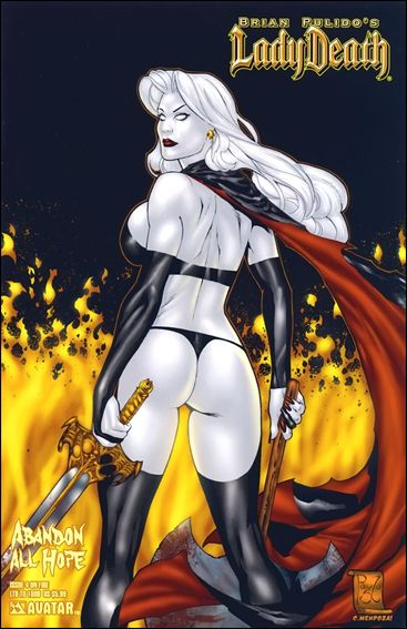 Brian Pulido's Lady Death: Abandon All Hope issue 4-F On Fire Cover 1/1000