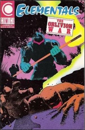 Elementals (1989) issue 12 Wraparound Cover