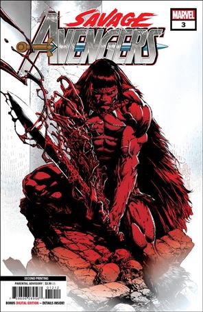 Savage Avengers (2019) issue 3-D David Finch Cover (2nd Printing)