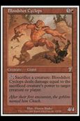 Magic the Gathering: 7th Edition (Base Set) card 176 Bloodshot Cyclops