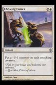 Magic the Gathering: Mirrodin Besieged (Base Set) card 4 Choking Fumes