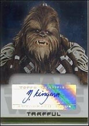 Star Wars Evolution Update Edition (Autograph Subset) card 13 Michael Kingma - Tarfful