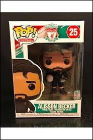 Pop! Football (Soccer) figure 25 Alisson Becker