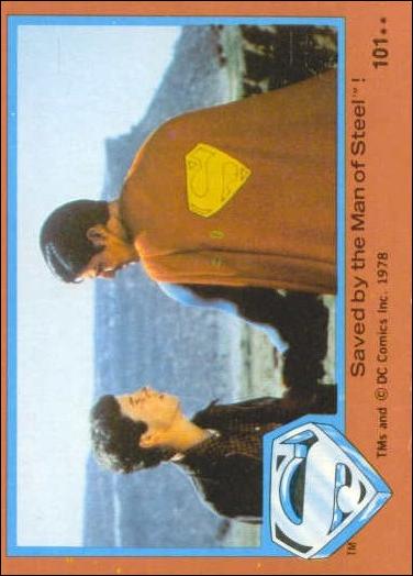 Superman (Movie) Series 2 (Base Set) card 101 Saved by the Man of Steel!