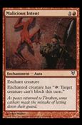 Magic the Gathering: Avacyn Restored (Base Set) card 147 Malicious Intent