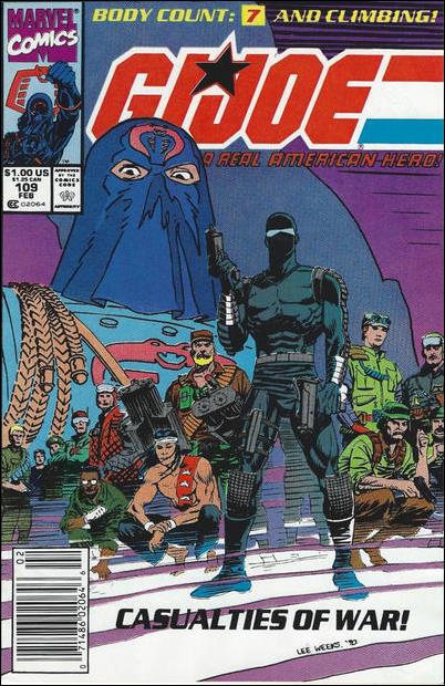G.I. Joe: A Real American Hero issue 109-B Newsstand Cover