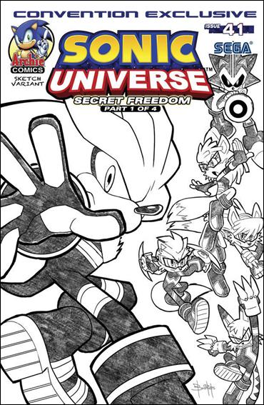 Sonic Universe issue 41-B Convention Sketch Cover