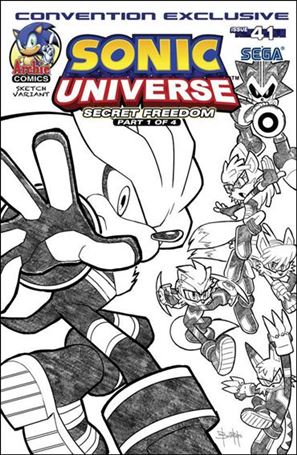 Sonic Universe issue 41-B Convention Sketch Cover