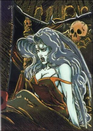 Evil Ernie Series II Chromium: Glow in the Dark (Base Set) card 11 Sleep of the Damned 