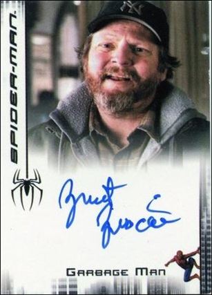 Spider-Man 3: The Movie (Autograph Subset)  card 6 Brent Briscoe as Garbage Man