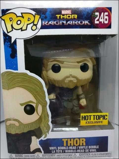 POP! Marvel figure 246 Thor w/ Surter Skull (Hot Topic Exclusive)