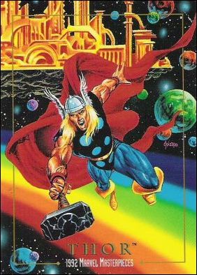 1992 Marvel Masterpieces (Base Set) card 92 Thor