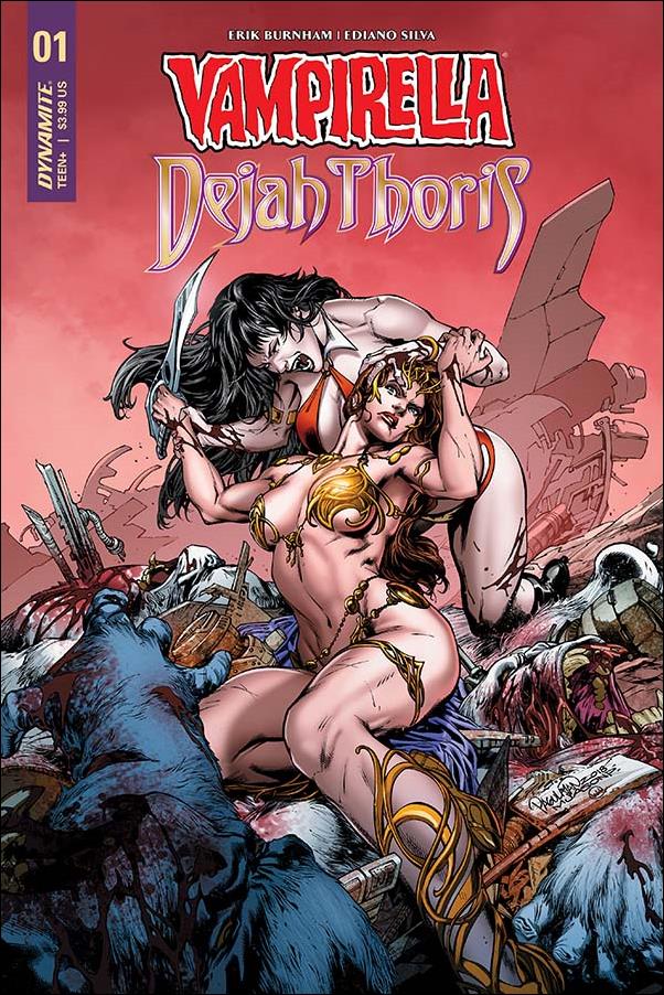 Vampirella/Dejah Thoris issue 1-B Carlo Pagulayan Cover
