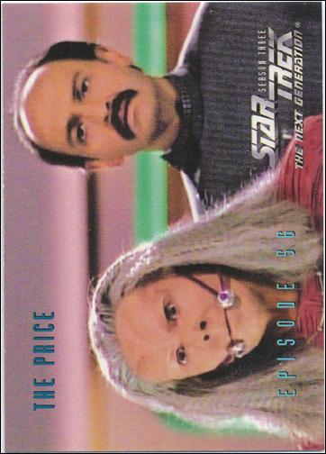 Star Trek: The Next Generation - The Episode Collection Season Three (Base Set) card 253 The Price, Episode 56A