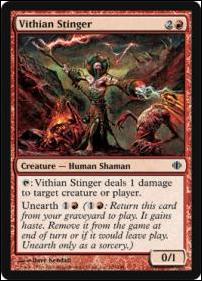 Magic the Gathering: Shards of Alara (Base Set) card 120 Vithian Stinger