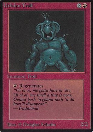Magic the Gathering: Limited Edition Alpha (Base Set) card 180 Uthden Troll