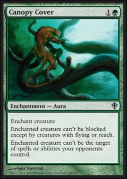 Magic the Gathering: Worldwake (Base Set) card 98 Canopy Cover