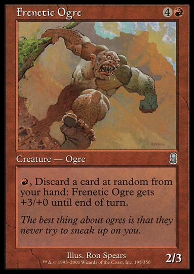 Magic the Gathering: Odyssey (Base Set) card 195 Frenetic Ogre