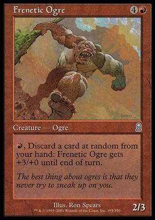 Magic the Gathering: Odyssey (Base Set) card 195 Frenetic Ogre