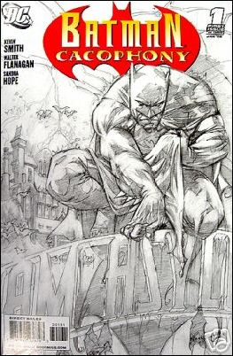 Batman Cacophony issue 1-C Adam Kubert 1:50 Sketch Cover