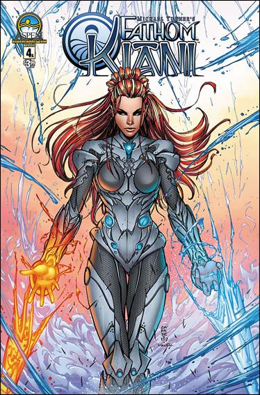 Michael Turner's Fathom: Kiani (2015) issue 4 Giuseppe Cafaro Cover