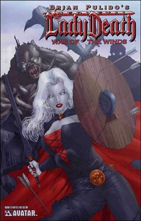 Brian Pulido's Medieval Lady Death: War of the Winds issue 6-D Battle Cover