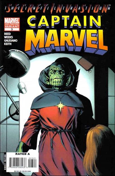 Captain Marvel (2008) issue 3-B Lee Weeks Cover (2nd Printing)