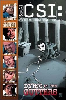 CSI: Dying in the Gutters issue 2-B Jim Mahfood Cover