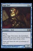 Magic the Gathering: 2010 Core Set (Base Set) card 69 Sage Owl
