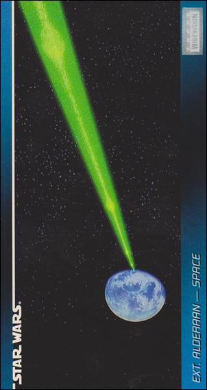 Star Wars Widevision (Base Set) card 55 Ext. Alderaan - Space